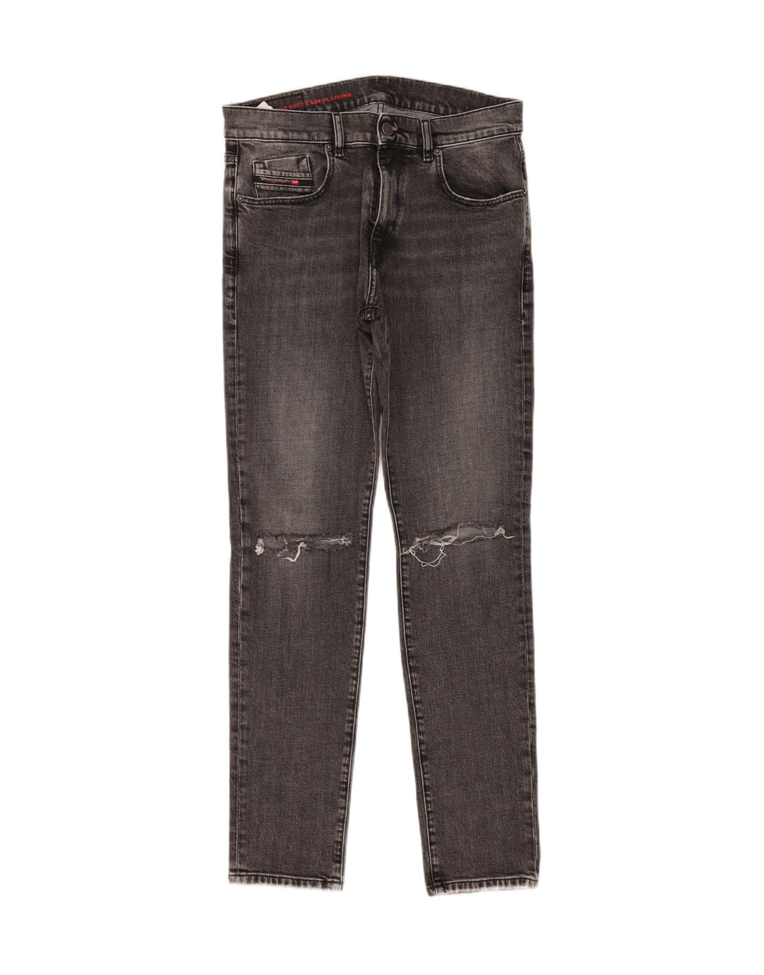 Jeans slim effetto consumato da donna Diesel W31 L31 cotone grigio