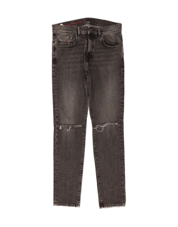 Jeans slim effetto consumato da donna Diesel W31 L31 cotone grigio