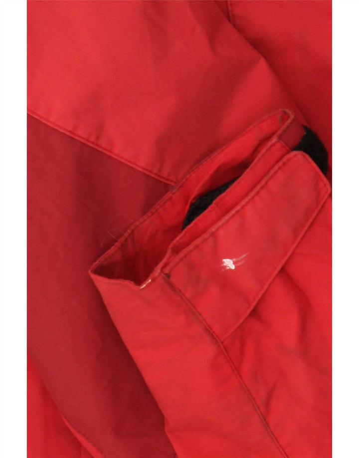 Giacca antipioggia da donna Jack Wolfskin UK 14 Large Rosso Poliammide