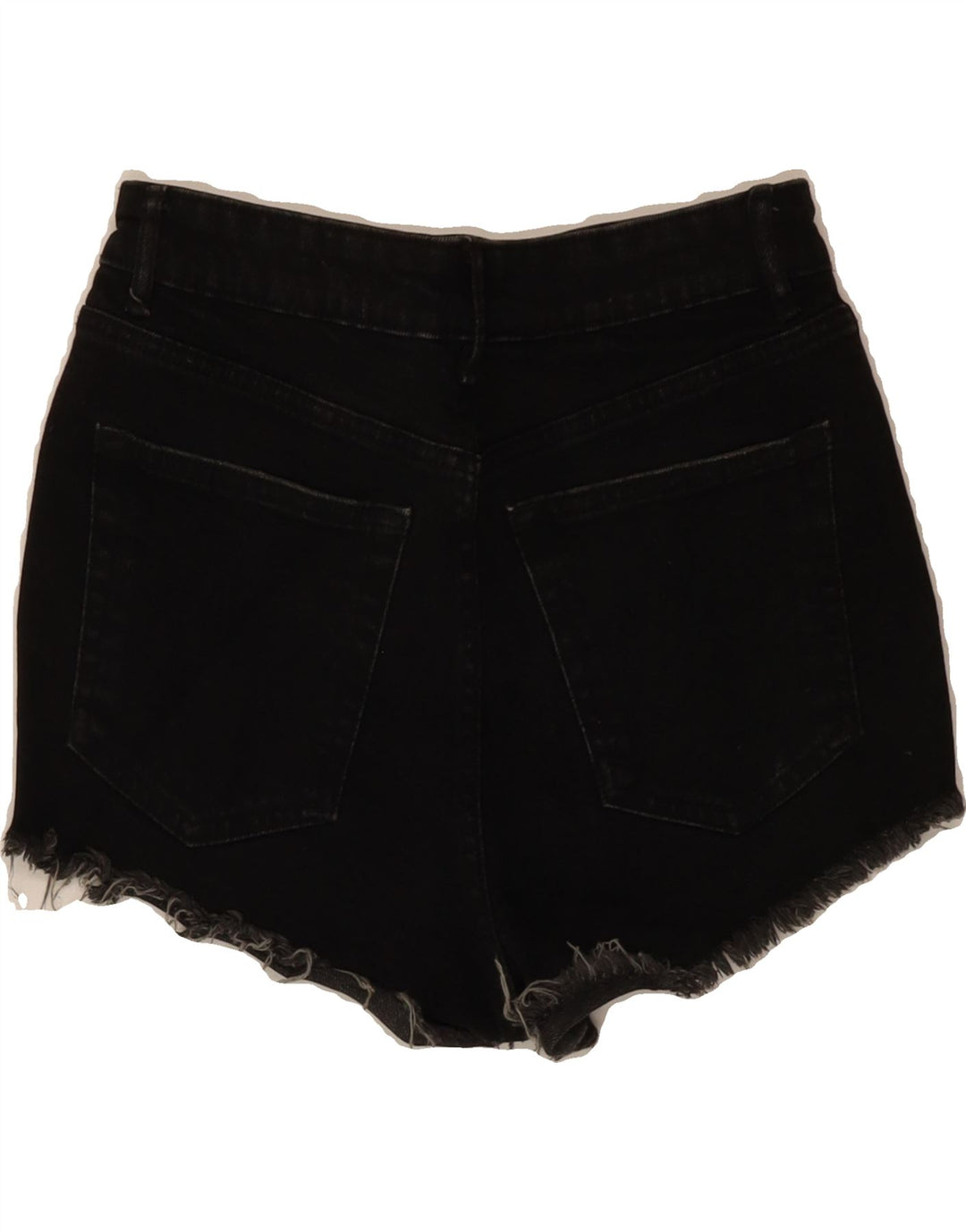 ZARA Womens Denim Shorts EU 36 Small W26  Black Cotton Vintage Zara and Second-Hand Zara from Messina Hembry 