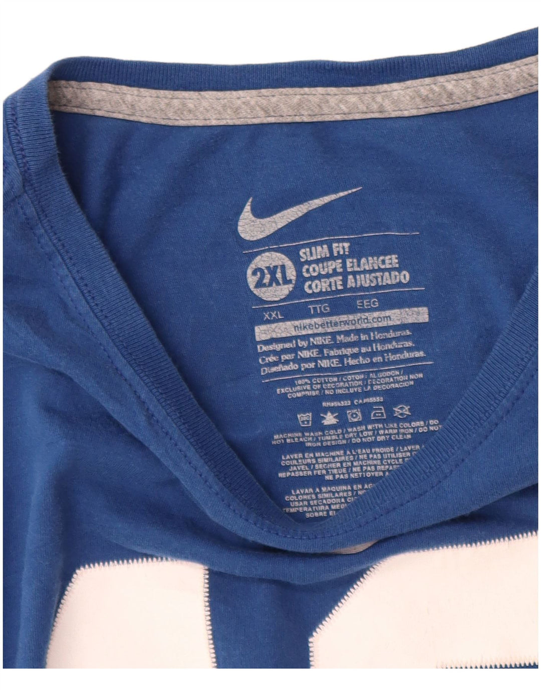 NIKE Maglietta grafica slim fit da donna Indianapolis Colts UK 20 2XL Blu