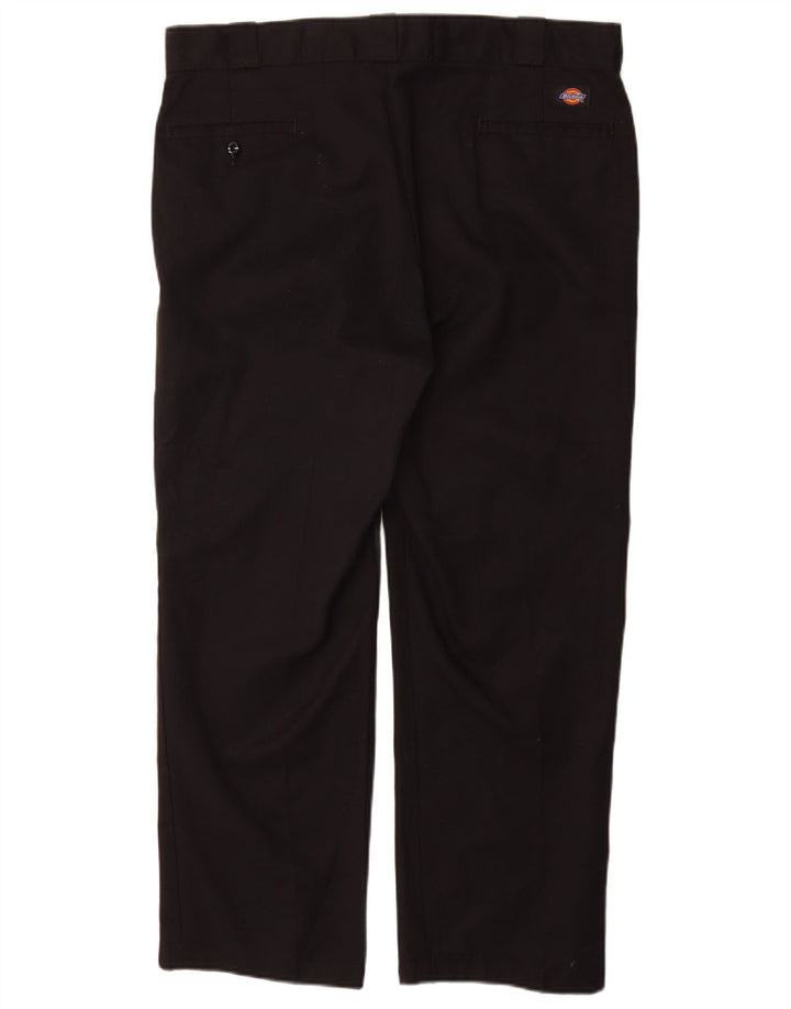 Pantaloni chino dritti da uomo Dickies W36 L28 poliestere nero