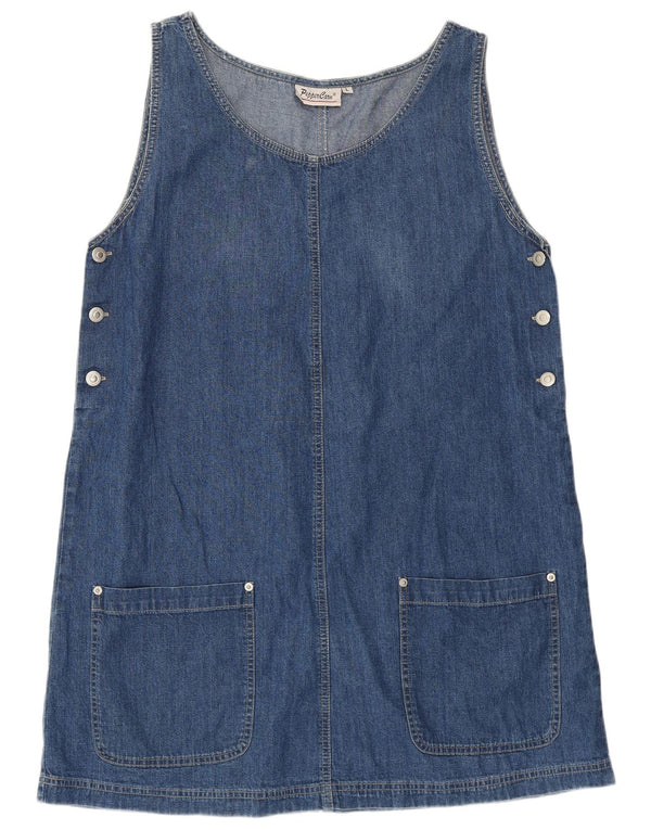 Abito in denim senza maniche da donna Peppercorn UK 14 grande blu
