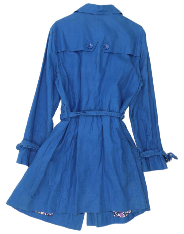 Trench da donna Monsoon UK 20 2XL Lino blu