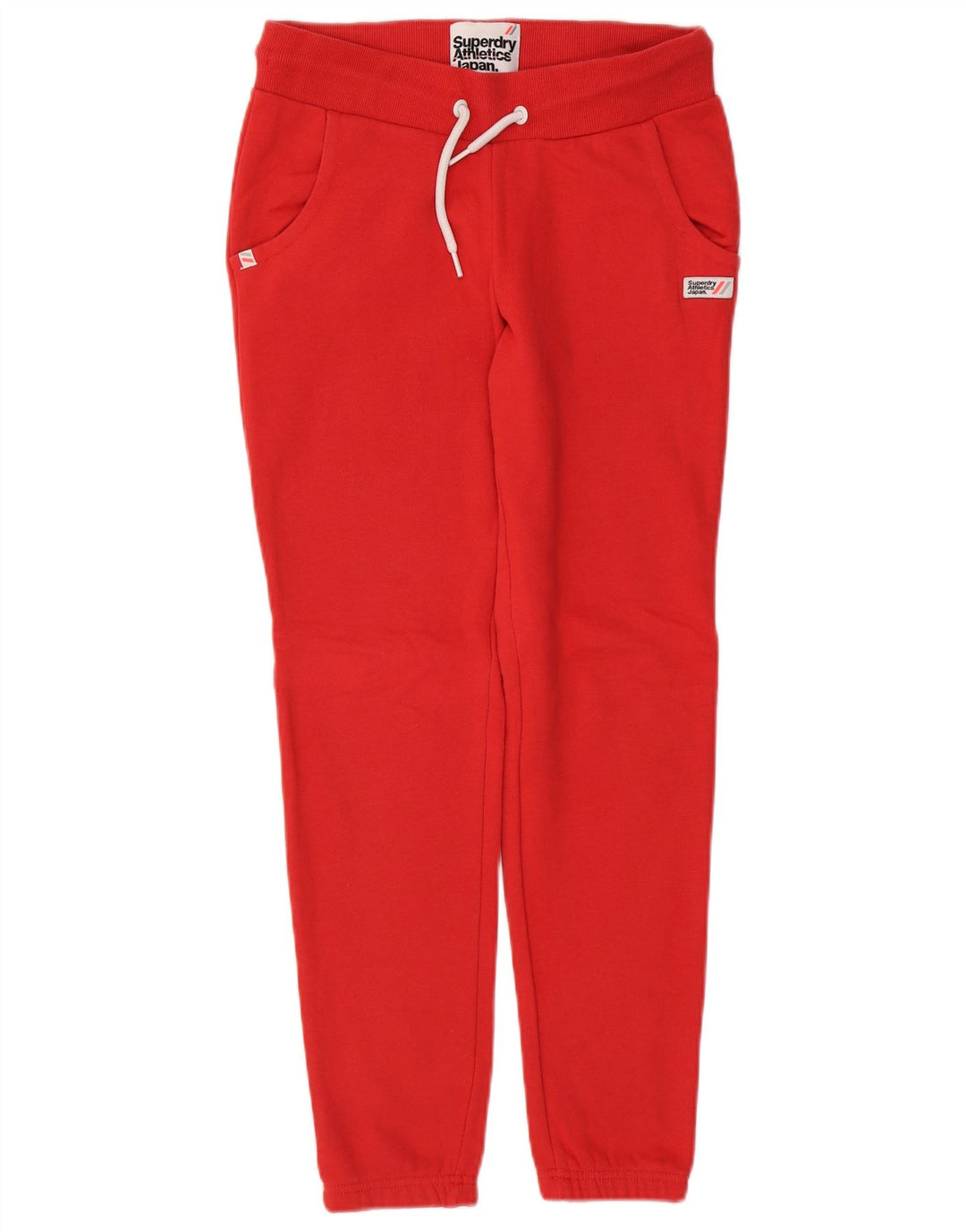Pantaloni da tuta da donna SUPERDRY Joggers UK 10 piccoli cotone rosso