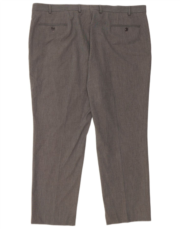 Pantaloni da abito dritti da uomo CHAPS W42 L30 Grigi