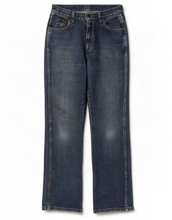 Jeans bootcut a vita alta TIna da donna Wrangler W26 L32 cotone blu