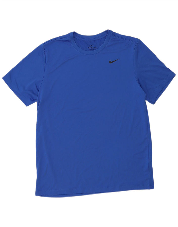 T-shirt Nike Dri Fit da uomo, grande, in poliestere blu