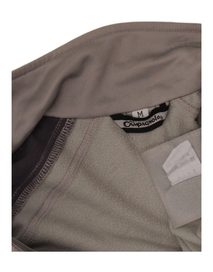CAMPAGNOLO Giacca da tuta da uomo in poliestere color block grigio medio