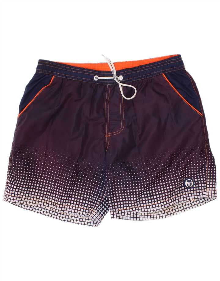 Pantaloncini Mare Bambino Sergio Tacchini 13-14 Anni Blu Navy Maculato