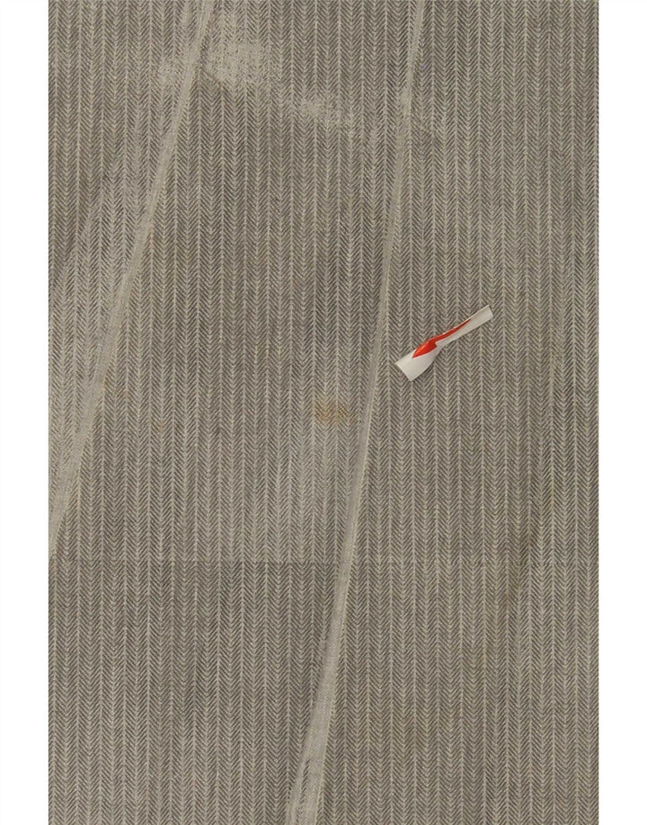 Minigonna Plissettata Donna Trussardi IT 42 Media W28 Grigio Spinato