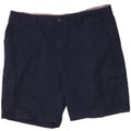 EDDIE BAUER Womens Cargo Shorts US 12 Large W34 Navy Blue Cotton Vintage Eddie Bauer and Second-Hand Eddie Bauer from Messina Hembry 