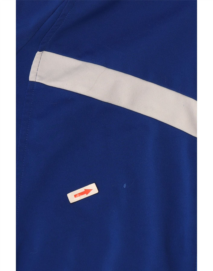 Giacca da ginnastica da uomo Adidas Top Giacca in poliestere color block blu medio