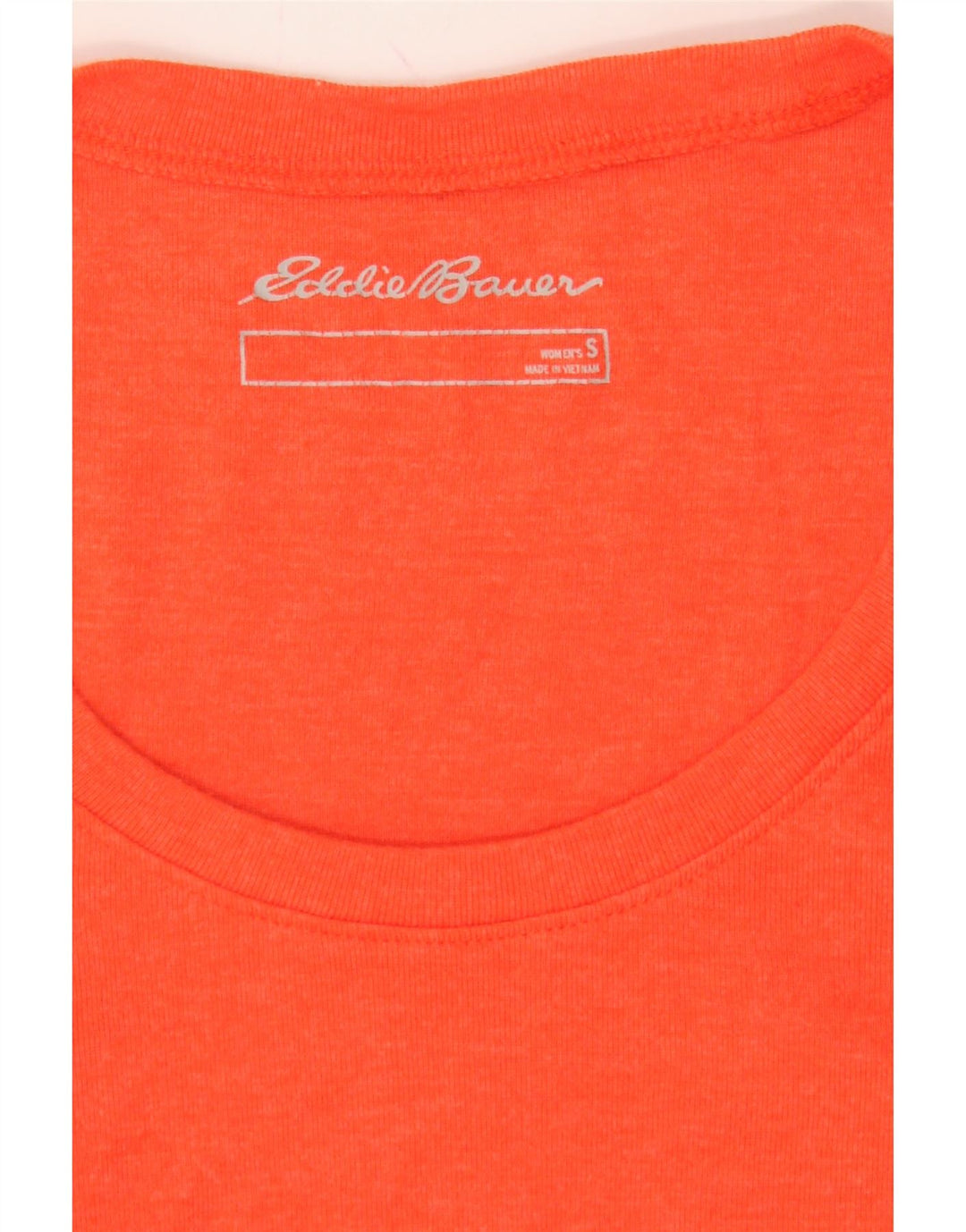 EDDIE BAUER Womens Top 3/4 Sleeve UK 8 Small Orange Cotton Vintage Eddie Bauer and Second-Hand Eddie Bauer from Messina Hembry 