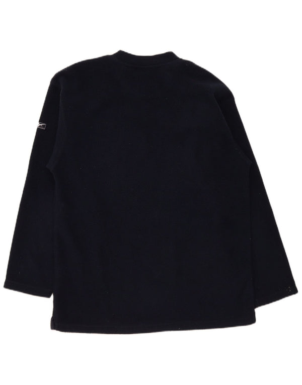 Maglione in pile da uomo Reebok medio blu navy in poliestere