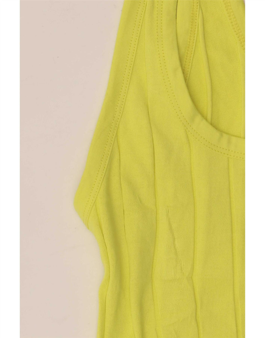 Canotta da donna Massimo Dutti UK 8 piccola in cotone giallo