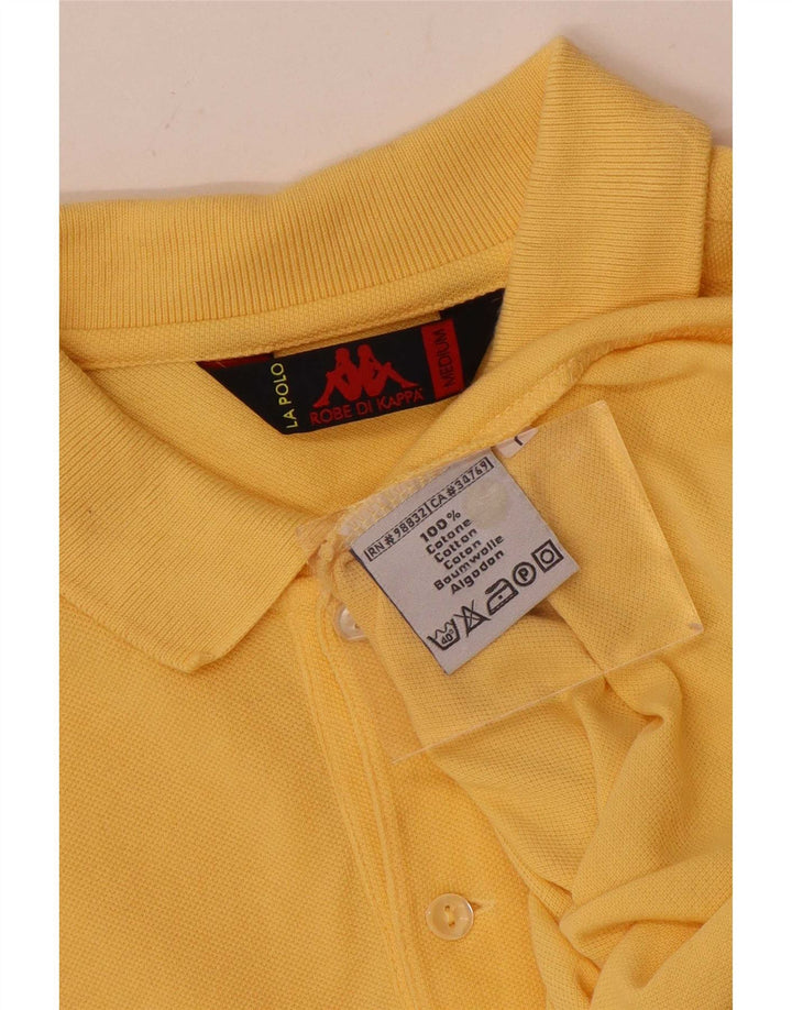 Polo Kappa Uomo Giallo Medio In Cotone