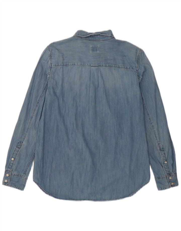 Camicia in denim da donna Gap UK 14 Cotone blu medio