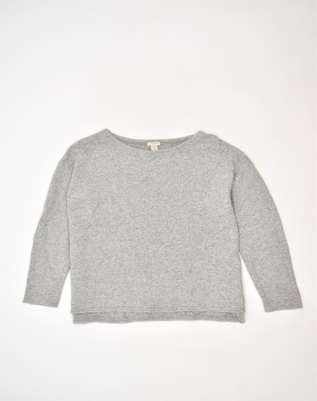 J. CREW Womens Oversized Crew Neck Jumper Sweater UK 14 Medium Beige | Vintage | Thrift | Second-Hand | Used Clothing | Messina Hembry 