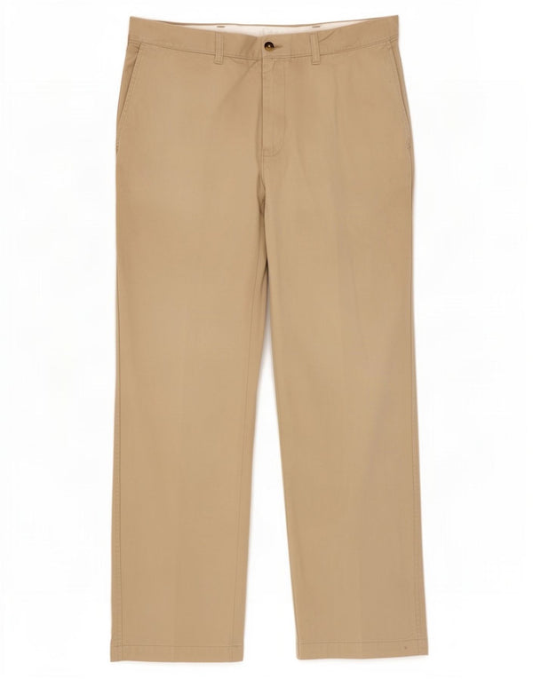 Pantaloni chino vestibilità regolare da uomo Marks & Spencer W42 L31 cotone beige