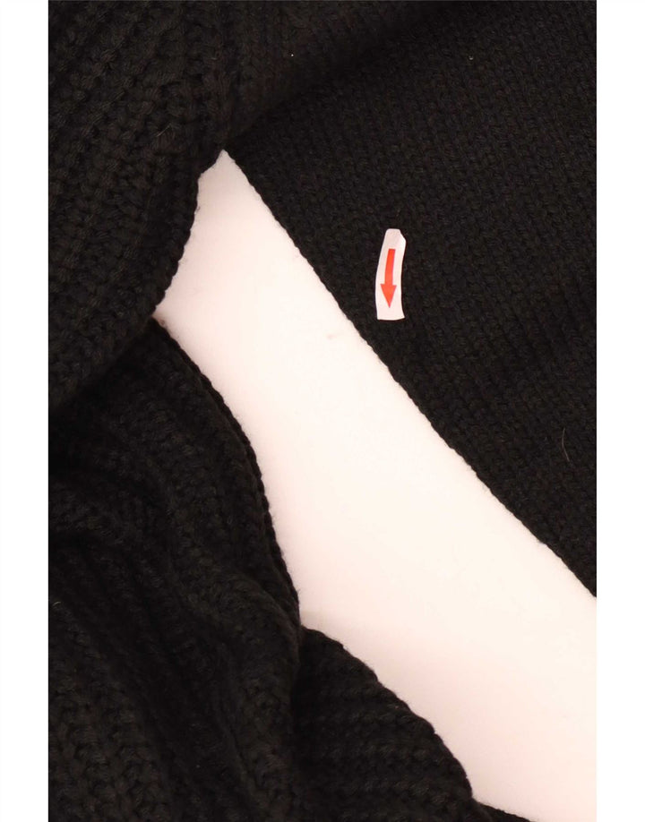 Topshop Maglione cardigan lungo oversize da donna EU 36/38 piccolo nero