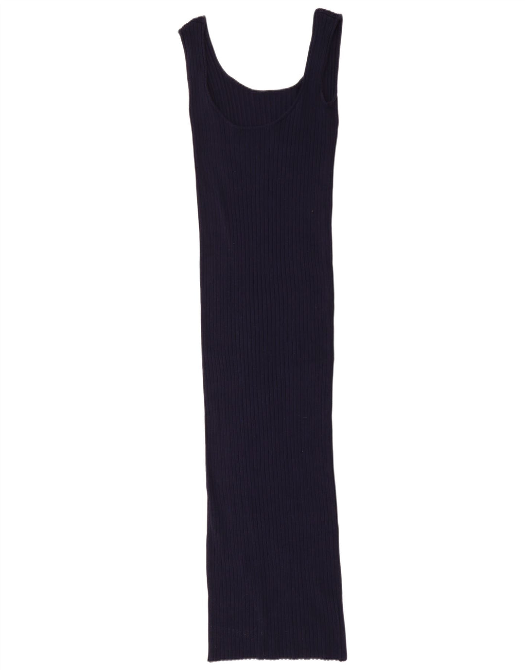 ZARA Womens Sleeveless Jumper Dress UK 12 Medium Navy Blue