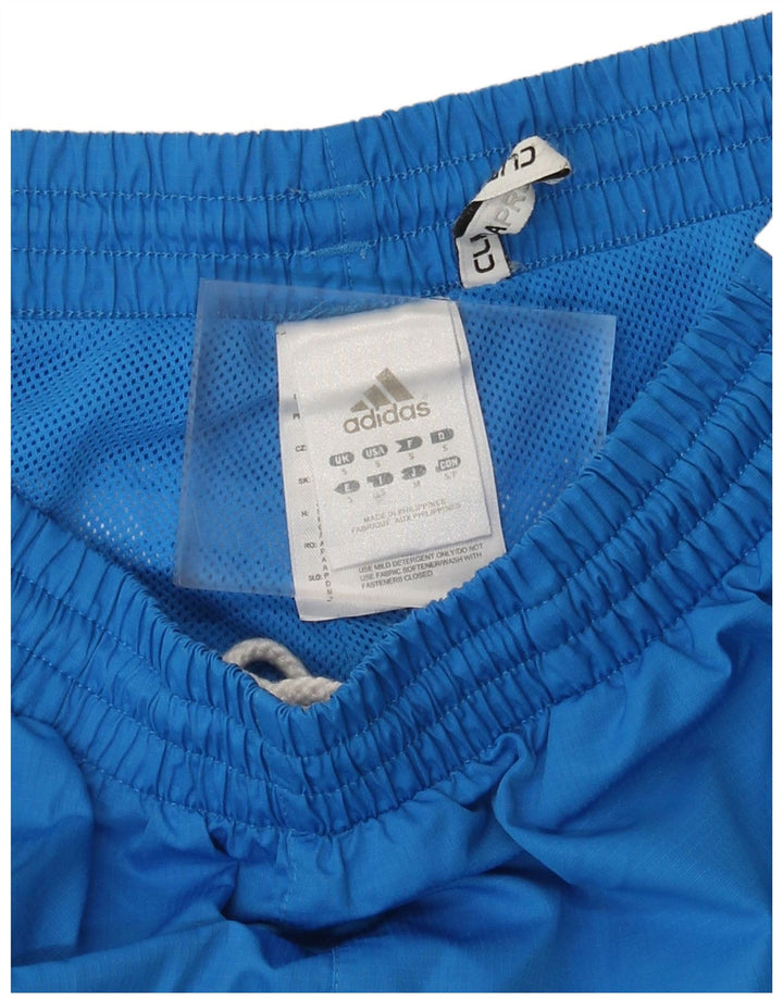Pantaloncini sportivi da uomo Adidas Bermuda piccoli in poliestere blu
