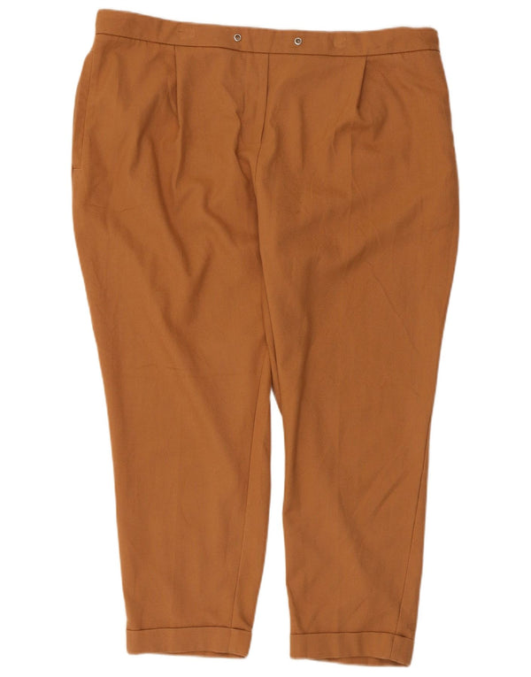 Pantaloni corti da donna Marks & Spencer UK 20 2XL W38 L25 Poliestere beige