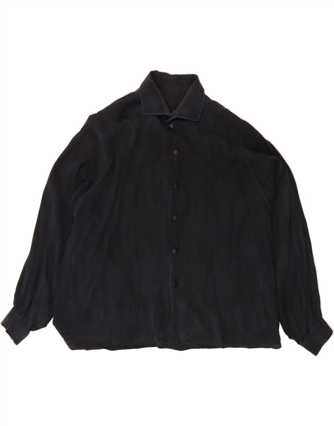 VINTAGE Mens Shirt XL Navy Blue Pinstripe Vintage Vintage and Second-Hand Vintage from Messina Hembry 