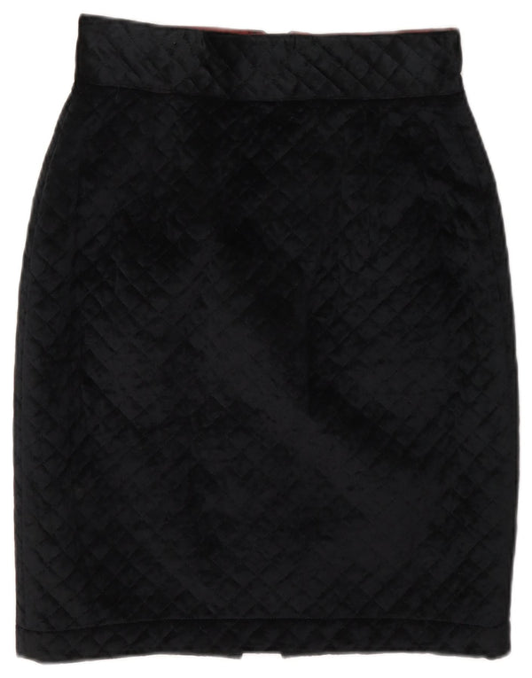 Gonna a tubino in velluto a vita alta da donna Giorgio Netti IT 42 media W26 nera
