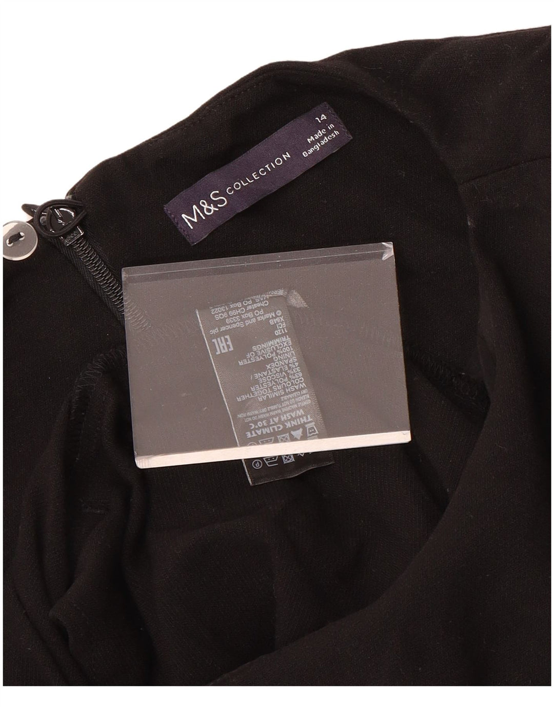 Tuta da donna Marks & Spencer UK 14 poliestere nero medio