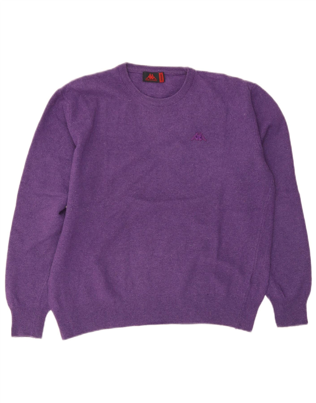 Maglione maglione girocollo da donna Kappa UK 14 Lana viola medio