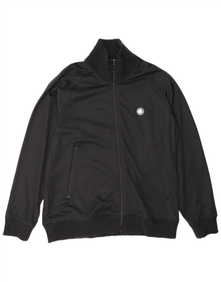 Giacca da ginnastica da uomo Pretty Green, grande in poliestere nero