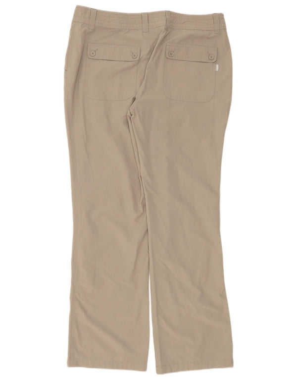 Pantaloni casual dritti da donna Rohan UK 16 Large W38 L32 Beige Poliammide