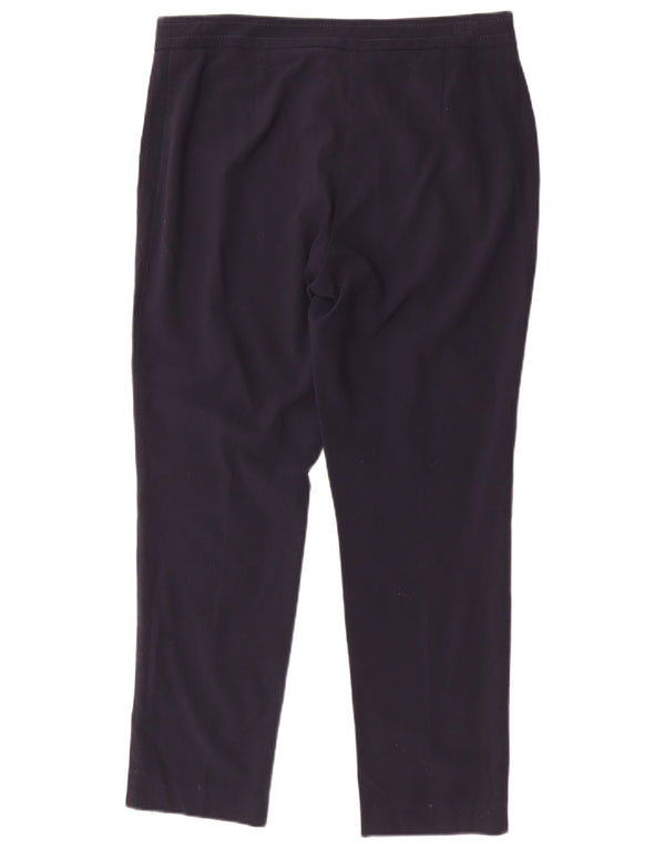 Pantaloni casual da donna Marks & Spencer UK 12 medi W32 L27 Blu navy