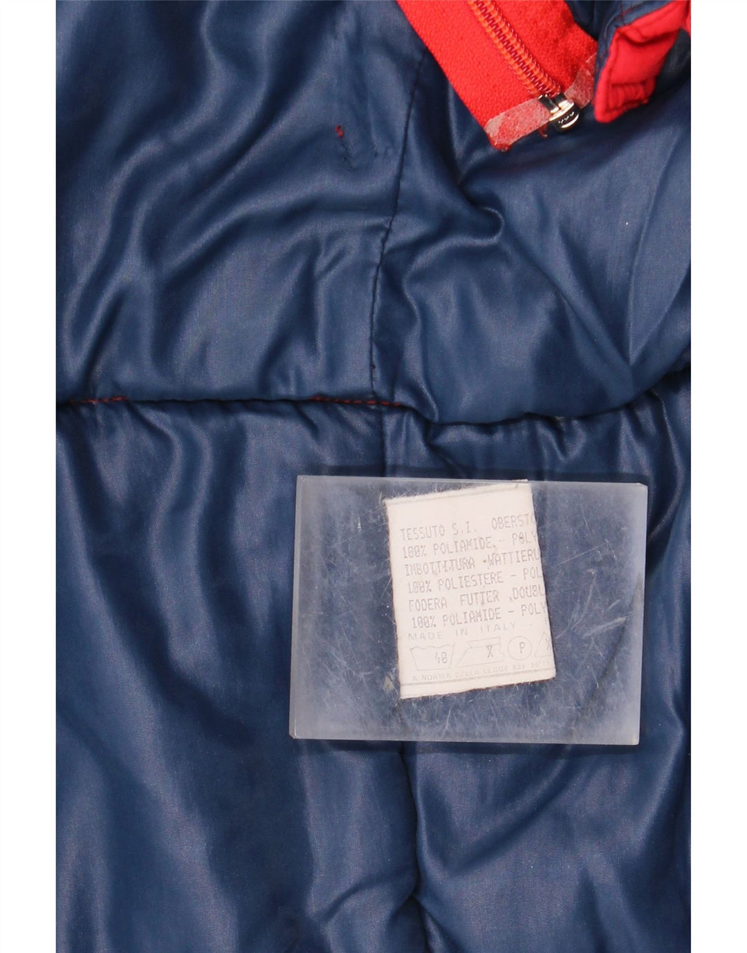 Piumino Uomo BRUGI IT 50 Large Rosso Poliammide
