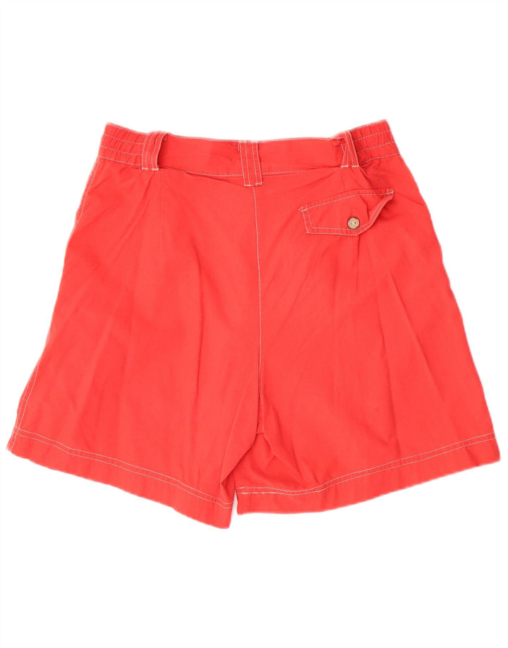 Pantaloncini casual vintage da donna IT 42 medi W30 rossi