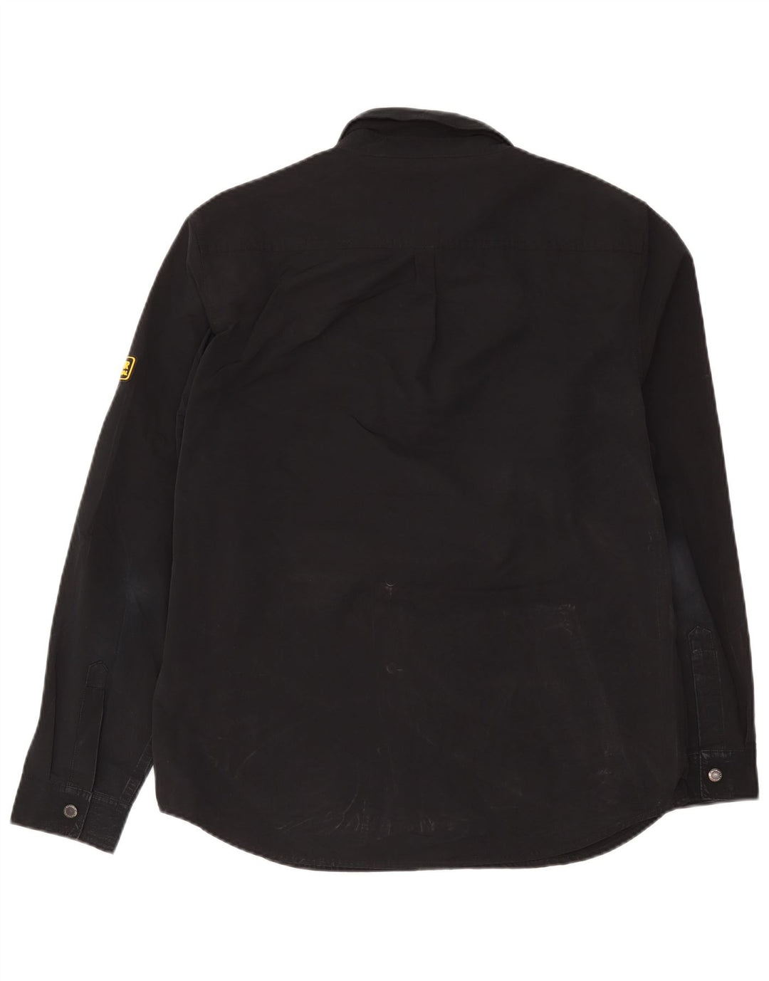Camicia Barbour da uomo overshirt grande poliestere nero