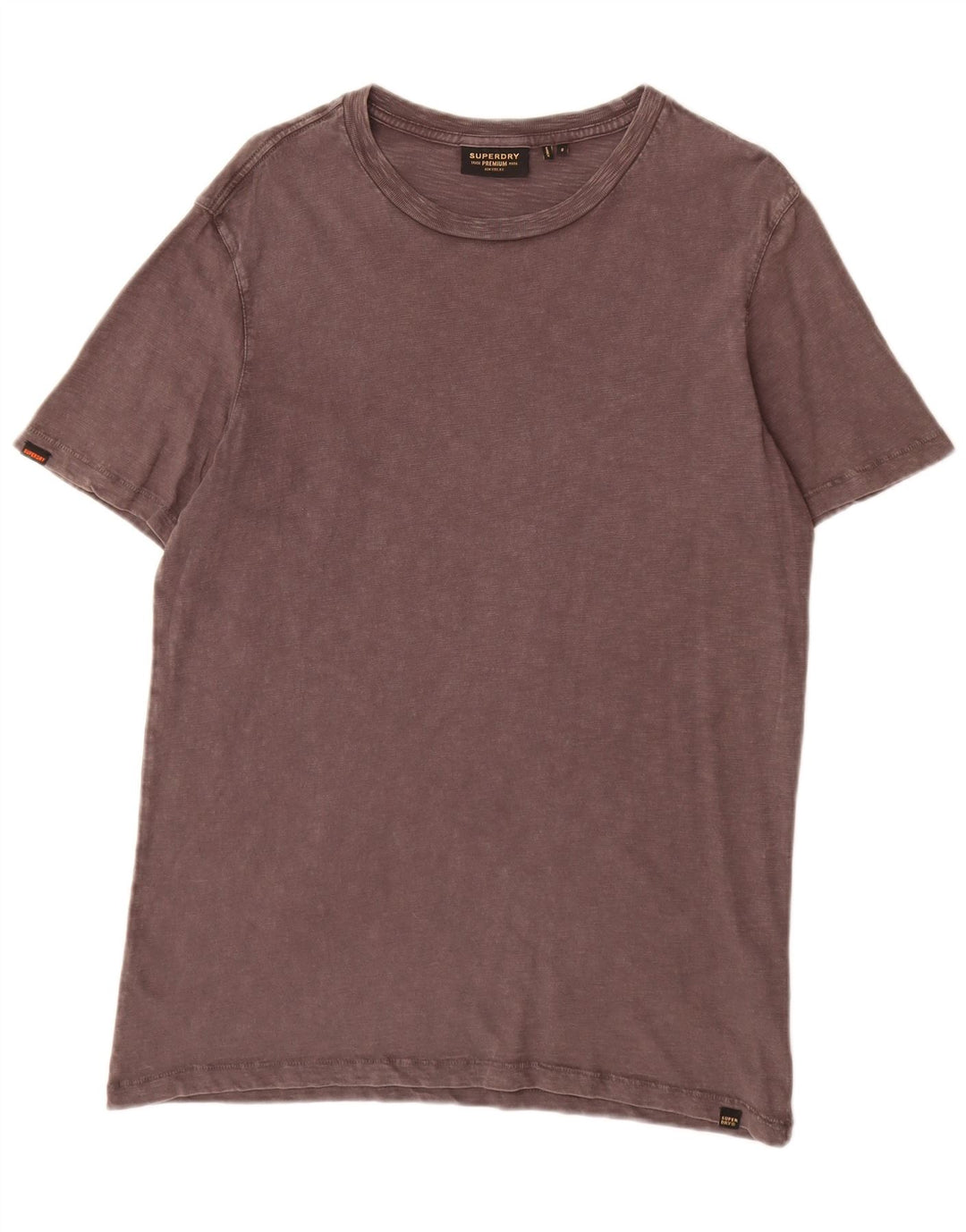 T-shirt da uomo SUPERDRY Top piccola in cotone grigio