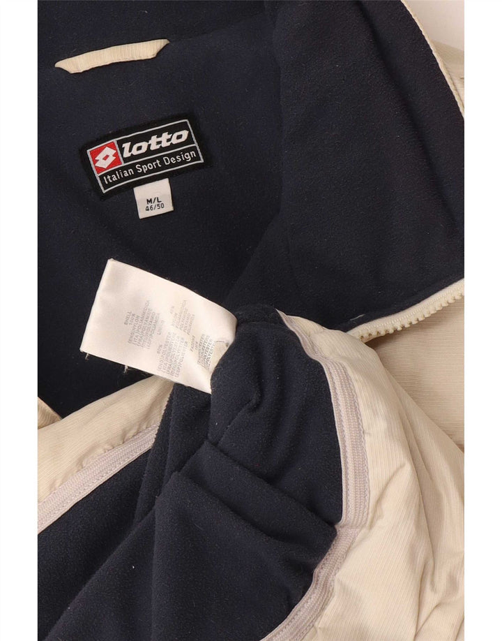 Giacca a vento da uomo Lotto UK 38 nylon bianco sporco medio