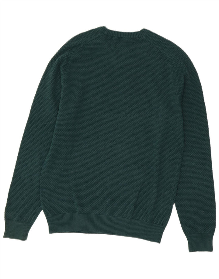 Maglione da uomo girocollo Penguin in cotone verde medio