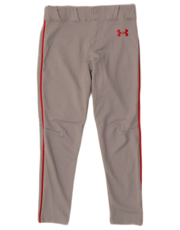 Pantaloni casual skinny da ragazzo Under Armour 7-8 anni Small W22 L22 Grigio