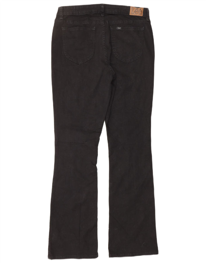 Jeans bootcut da donna LEE US 10 Large W32 L32 cotone nero