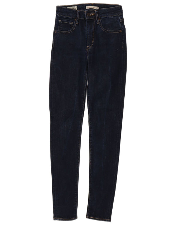 Jeans skinny a vita alta Levi's 721 da donna W24 L28 Lyocell blu navy