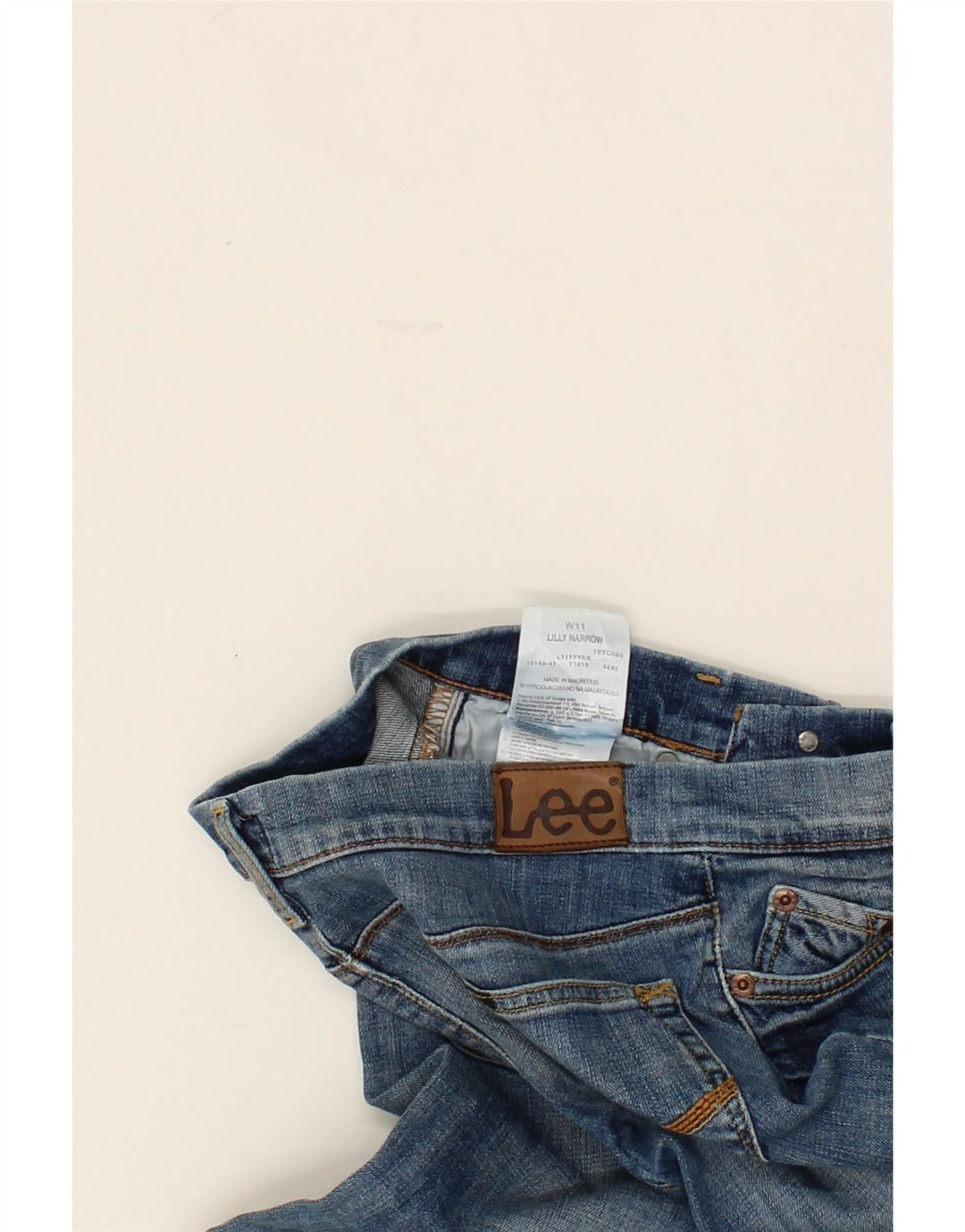 LEE Womens Lilly narrow Slim Jeans W22 L27 Blue Cotton Vintage Lee and Second-Hand Lee from Messina Hembry 