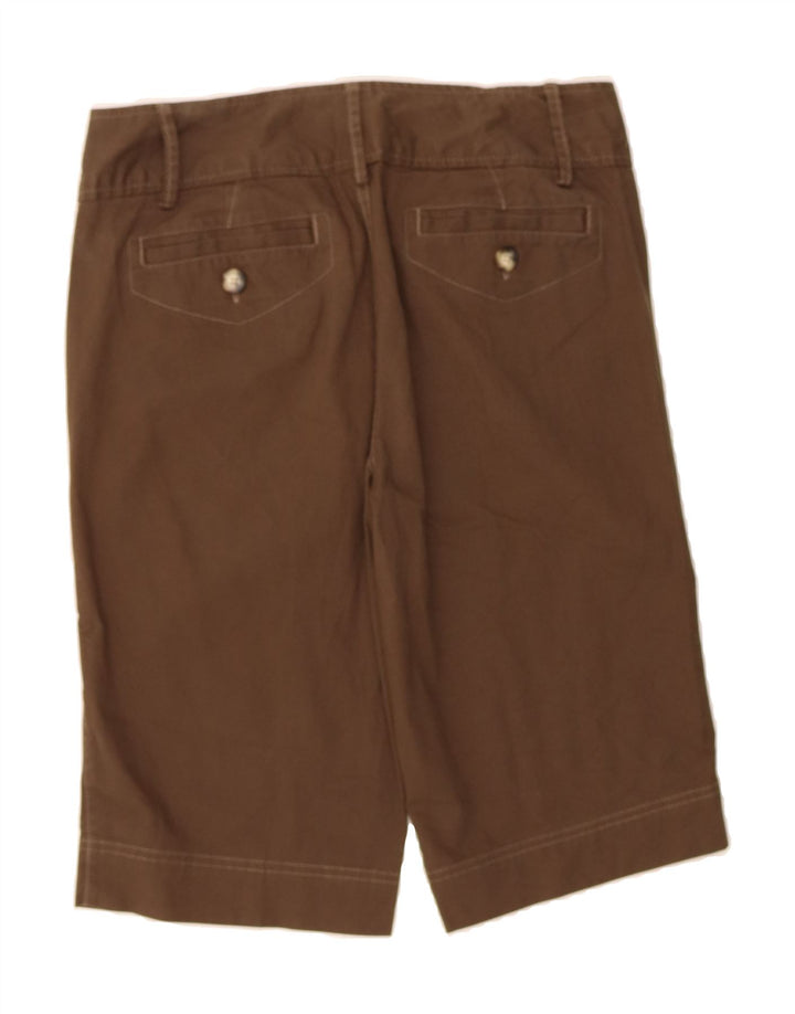 EDDIE BAUER Womens Vashon Fit Bermuda Shorts US 8 Medium W30 Brown Cotton Vintage Eddie Bauer and Second-Hand Eddie Bauer from Messina Hembry 