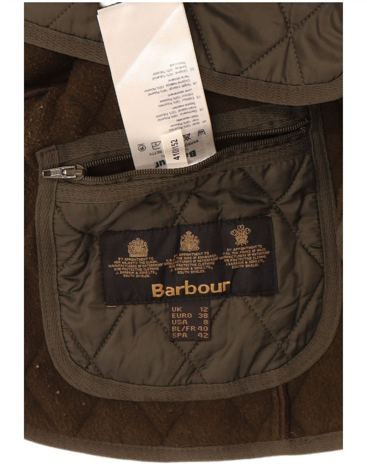 Gilet trapuntato da donna BARBOUR UK 12 medio kaki poliammide