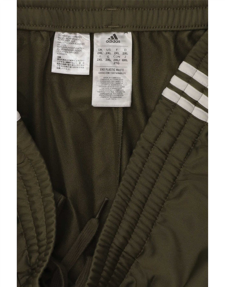 Pantaloni da tuta da uomo Adidas Joggers 2XL Poliestere kaki