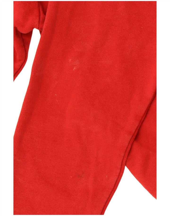 Maglione con cappuccio grafico BENCH per ragazzi 11-12 anni in cotone rosso