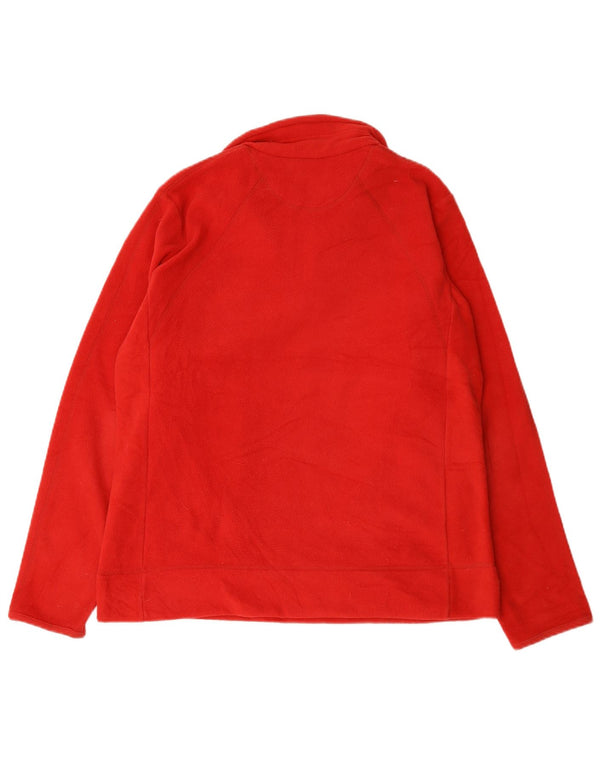 Maglione in pile da donna con collo e zip Champion UK 18 XL poliestere rosso